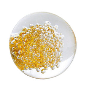 Bubbles Sphere Knob – Topaz Yellow