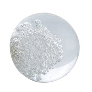 Bubbles Sphere Knob – Clear