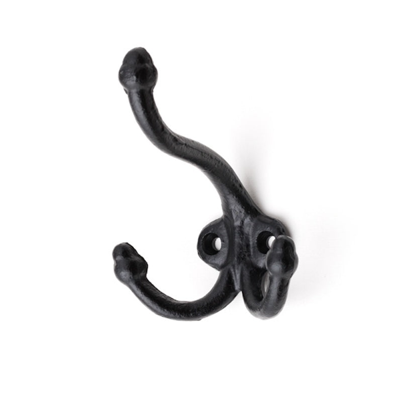 Three-Pronged Cast Iron Coat Hook