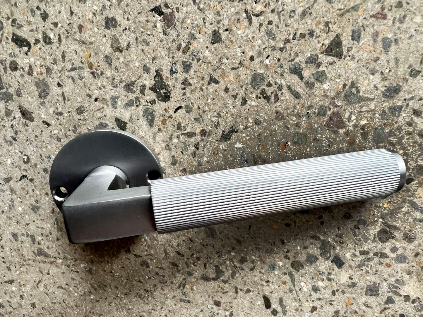 Signature Passage Lever Handle- Ribbed